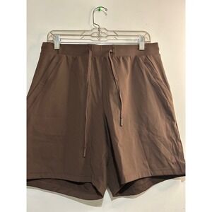 Vitality Women's Nomad Brown Yoga Shorts Large